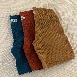 Bundle of 3 Booty by Brabants Curvy Croco Shorts